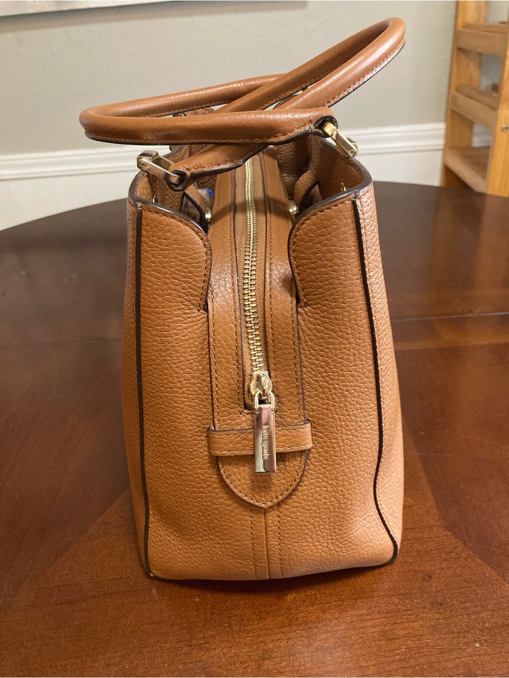 Kate Spade New York Leila Triple Compartment Satchel/Crossbody NWOT - Picture 8 of 15